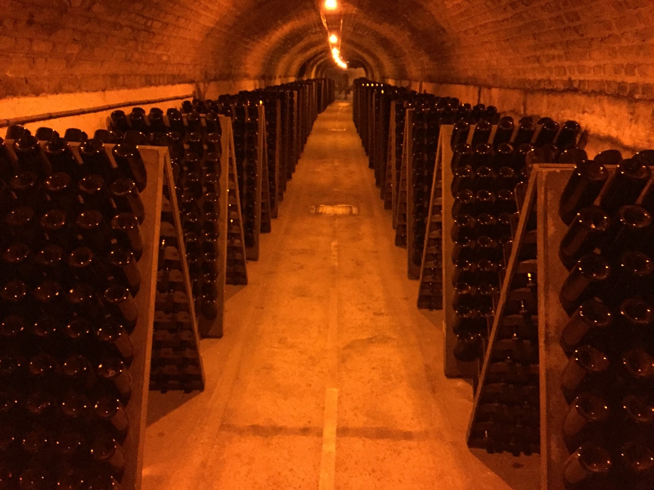 Visit the Moët & Chandon underground wine cellars in Champagne