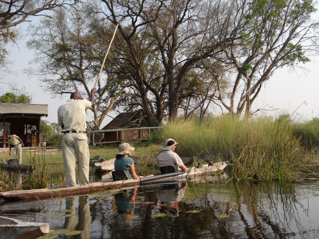 Botswana Okavango Delta Oddballs' Camp mokoro boat excellent safari itinerary choice