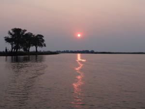Sunset at Chobe