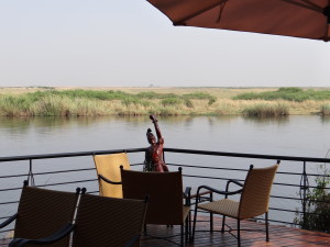 Relaxing lake view - Chobe Safari Lodge