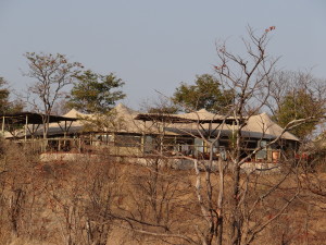 The view of the main tent
