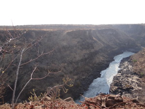 The gorge at the end of camp