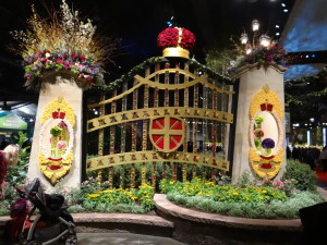 entry gate at the Philadelphia Flower Show