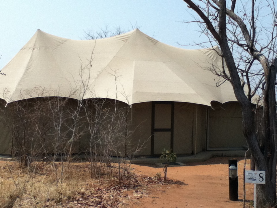 Elephant Camp safari luxury tent Zimbabwe