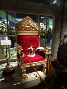 Philadelphia Flower Show Throne of flowers