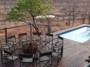 The Elephant Camp patio pool