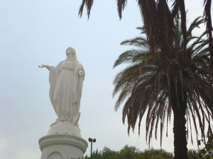 Virgin Mary statue