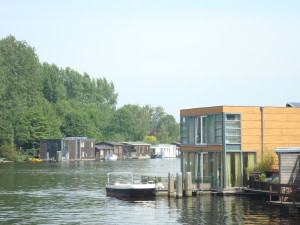 Houseboats in Amsterdam