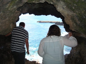 Jess & Justin at the cave