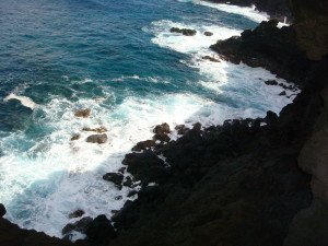 The view from the cave