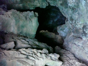 Inside the cave
