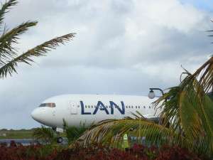 My ride is here from Easter Island to Lima