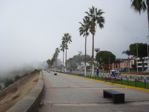 Pedestrian Walkway in Lima Peru - Bike Tour Lima