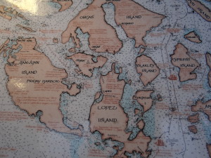 San Juan Island map