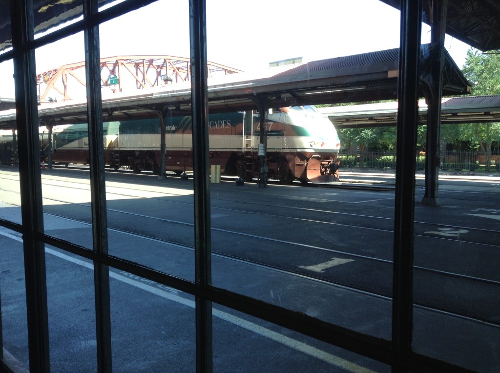 View from the station