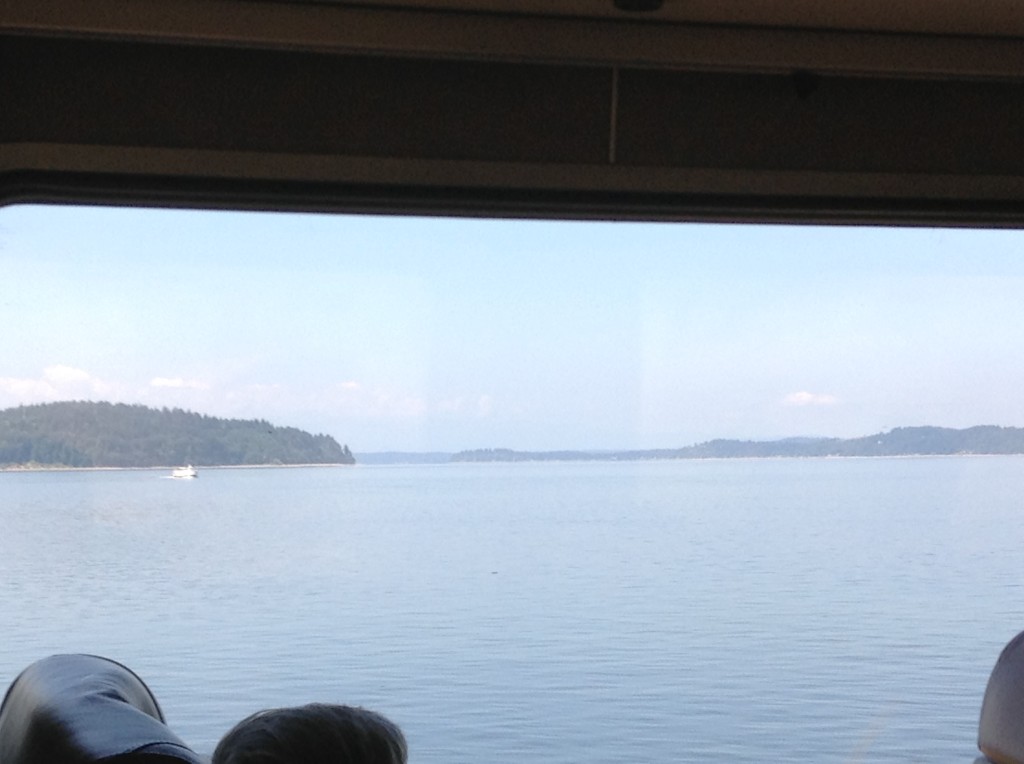 The view across the aisle - you should book seats C/D for the views