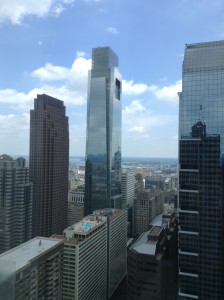 City of Philadelphia VIew Comcast Center
