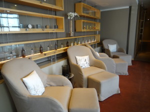 Spa waiting area - have a seat and relax