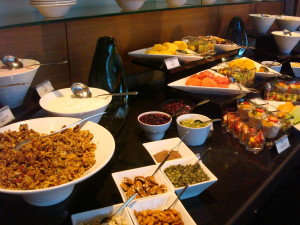 Club breakfast buffet at Westin Capetown