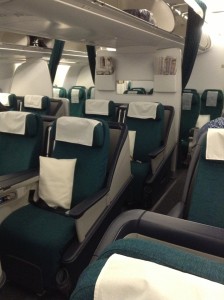 Aer Lingus Old Business Class product BOS-DUB