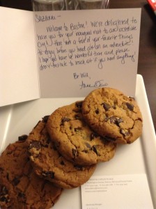 Cookies at the Westin Copley