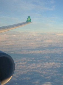 Up in the clouds with Aer Lingus