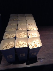 Popcorn at Charlotte Stree Hotel Sunday Film Club