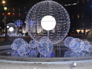 Christmas display at Champs-Elysees