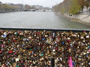 Love locks in Paris