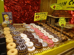 Food stall at La Defense Christmas markets