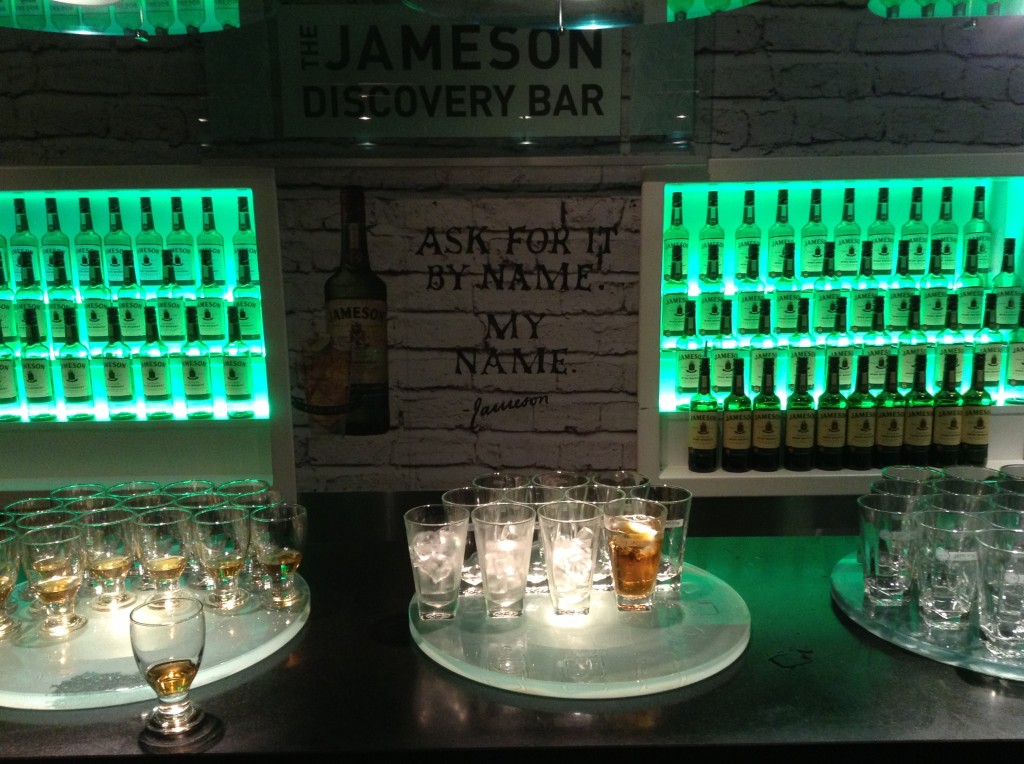Jameson Discovery Bar - everyone gets a glass!
