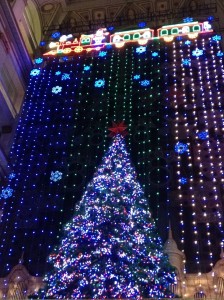 The Santa Express Train Christmas light show