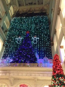 Frosty the Snowman lights at the Christmas Light Show