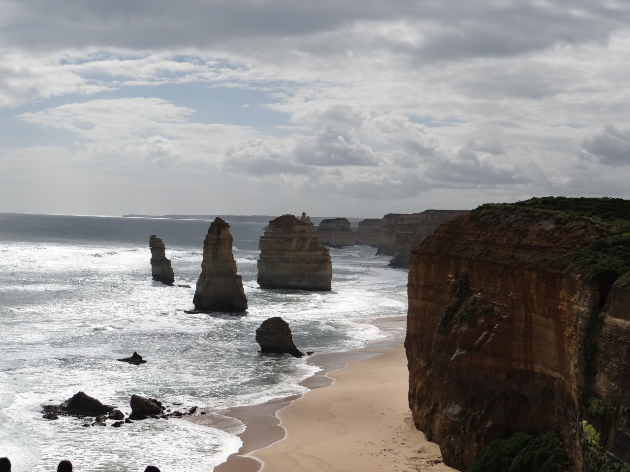 Iconic Twelve Apostles rock formations along The Great Ocean Road