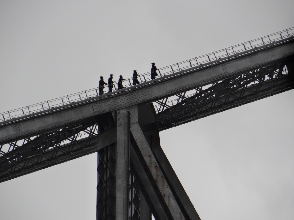 Sydney Harbour Bridge Climb going up