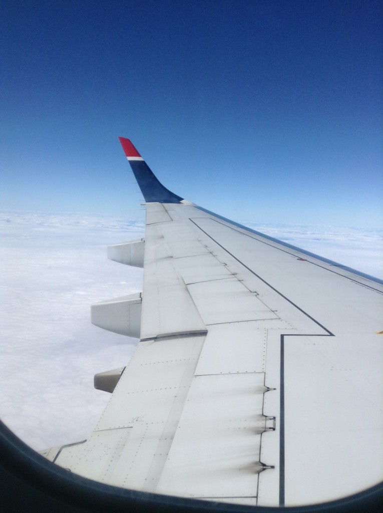 Love the view from the wing when flying