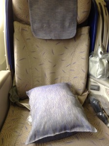 Asiana Business Class Angled seat