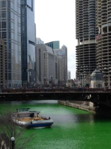 Chicago Green River Boat