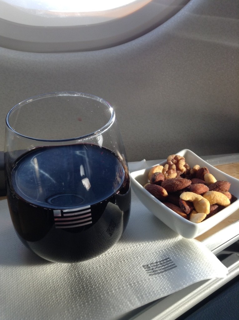 Envoy nuts and wine
