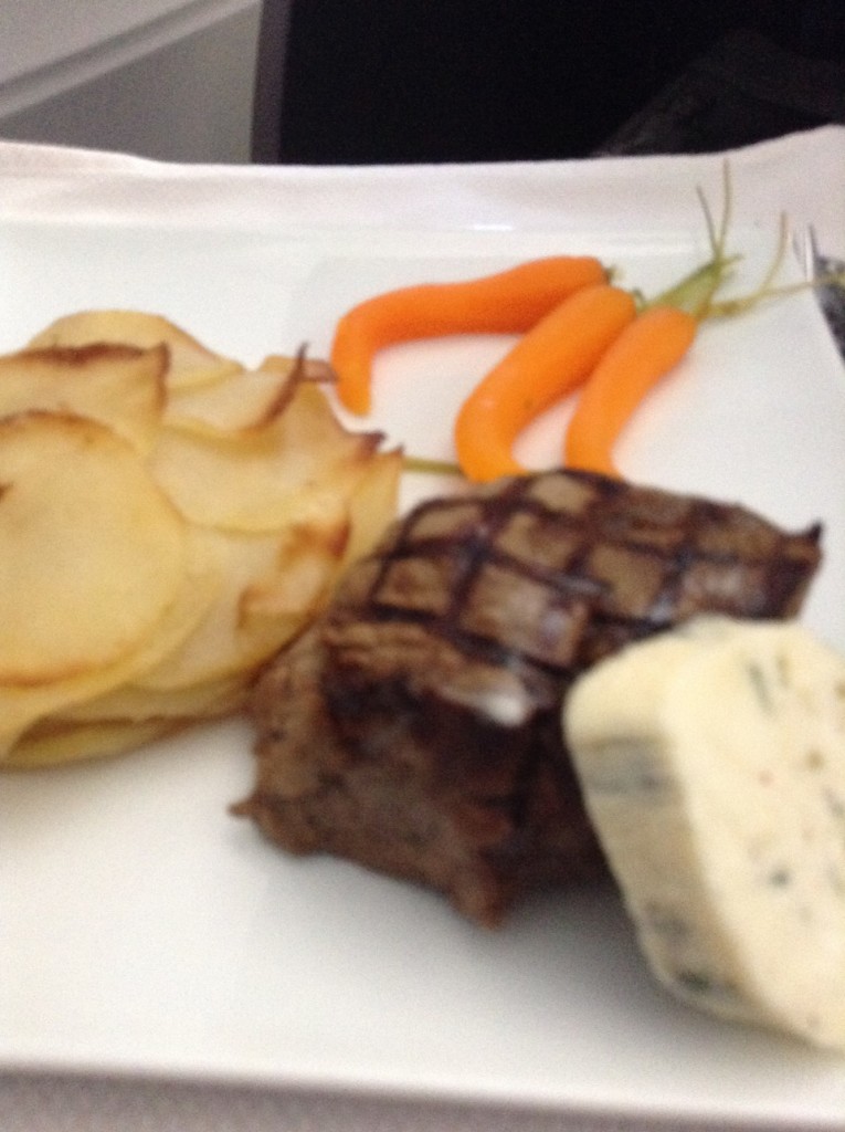 Envoy dinner - steak & potatoes