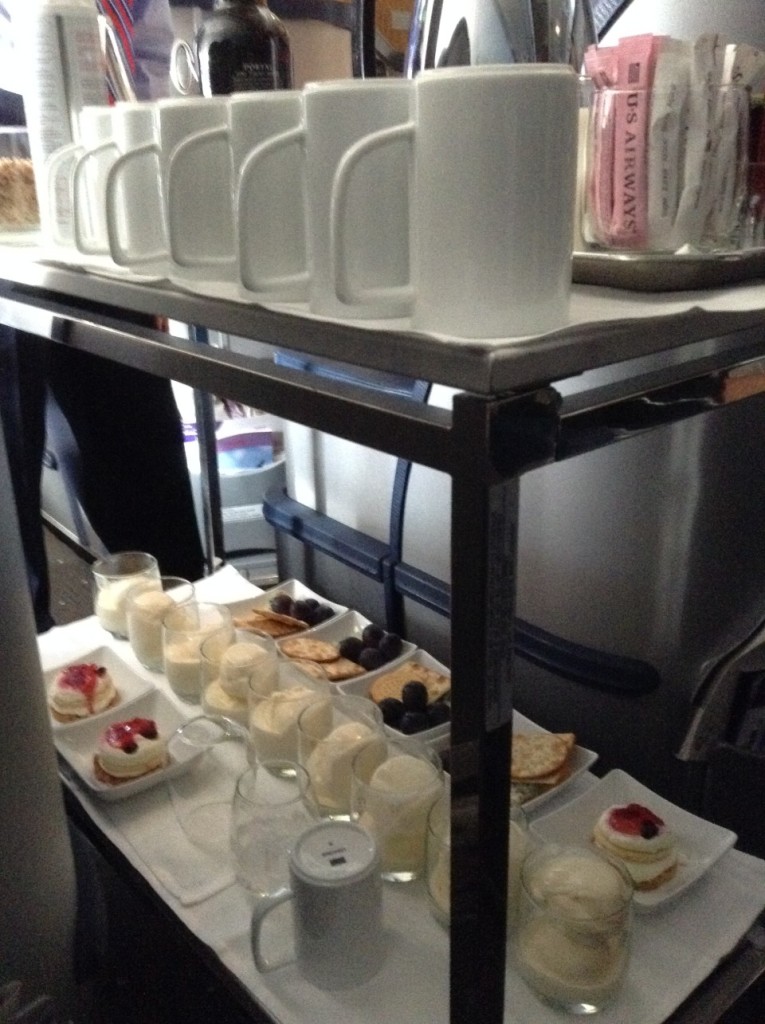 USAirways Envoy dessert cart