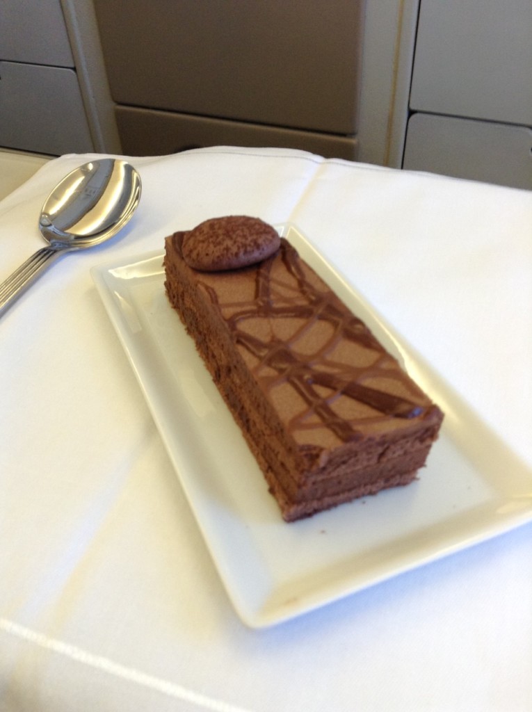 Singapore Airlines dessert