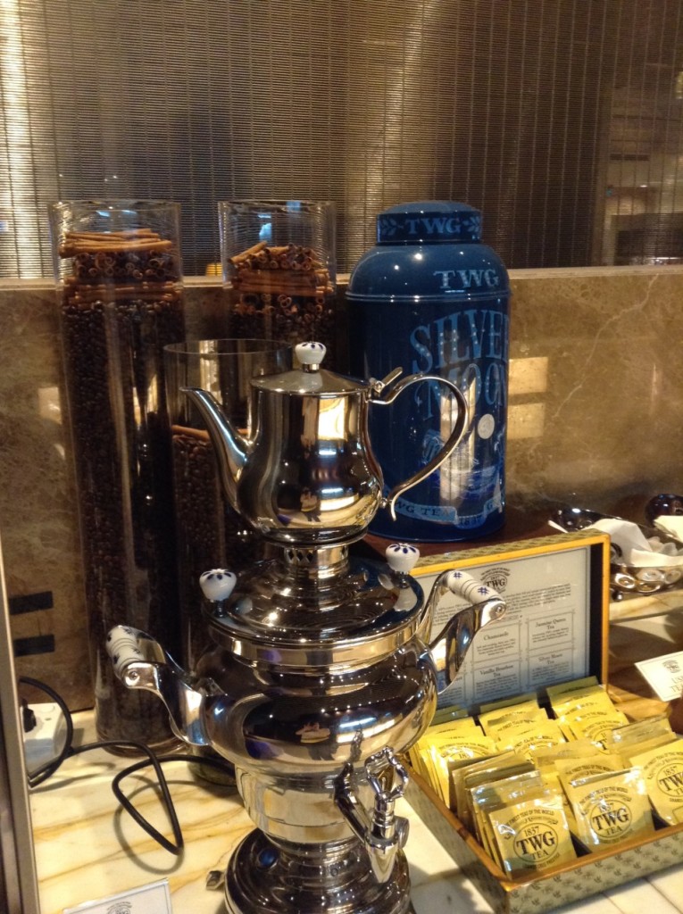 SilverKris tea in lounge