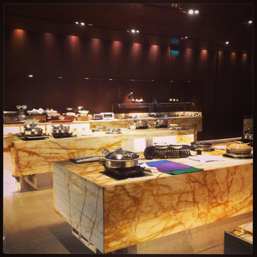 Singapore Airlines Changi buffet