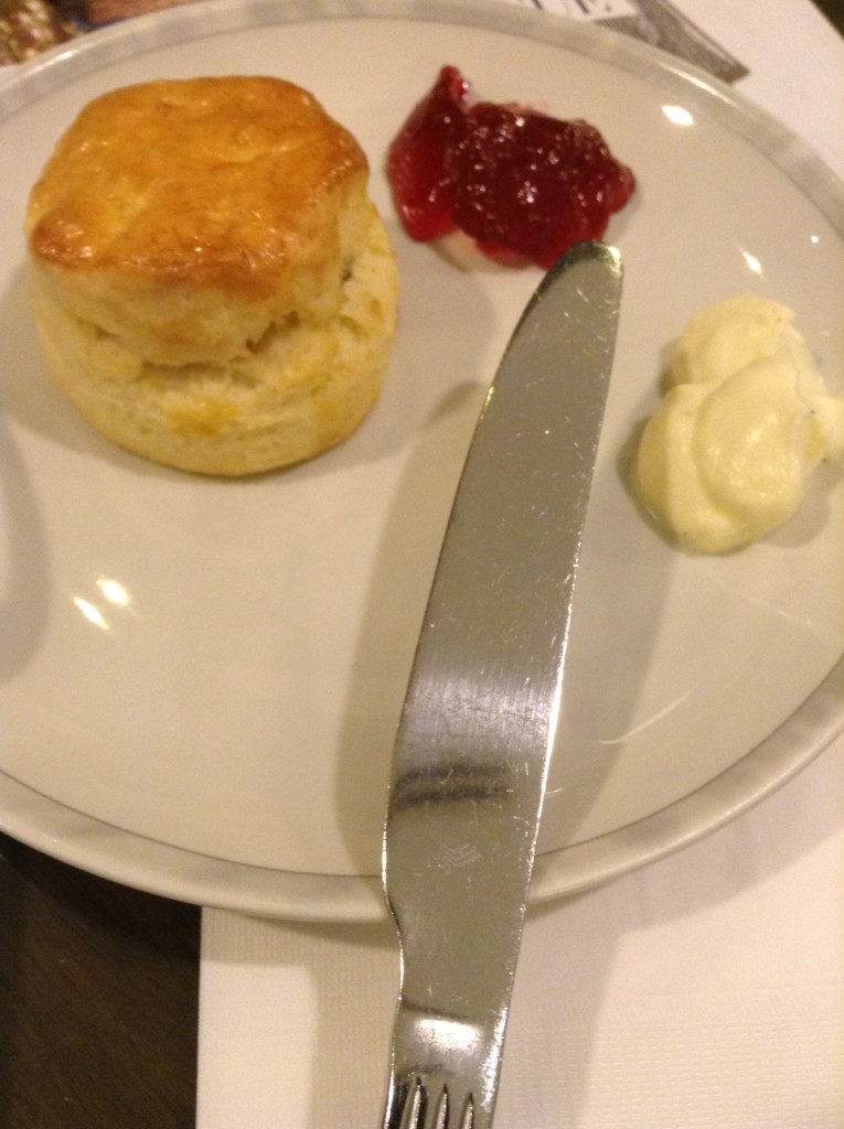 Scone at tea time Singapore Changi