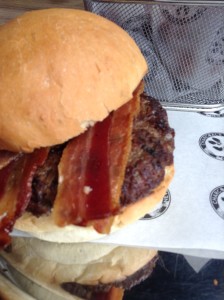 Bacon Burger at Charcoal's