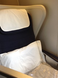 British Airways Club World Seat from Philly