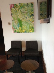 British Airways Lounge PHL seating