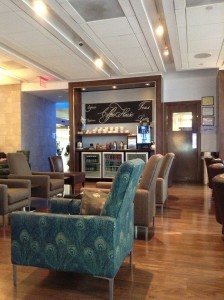 British Airways lounge PHL seating