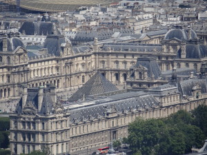 The Louvre from Eiffel Tower Visit